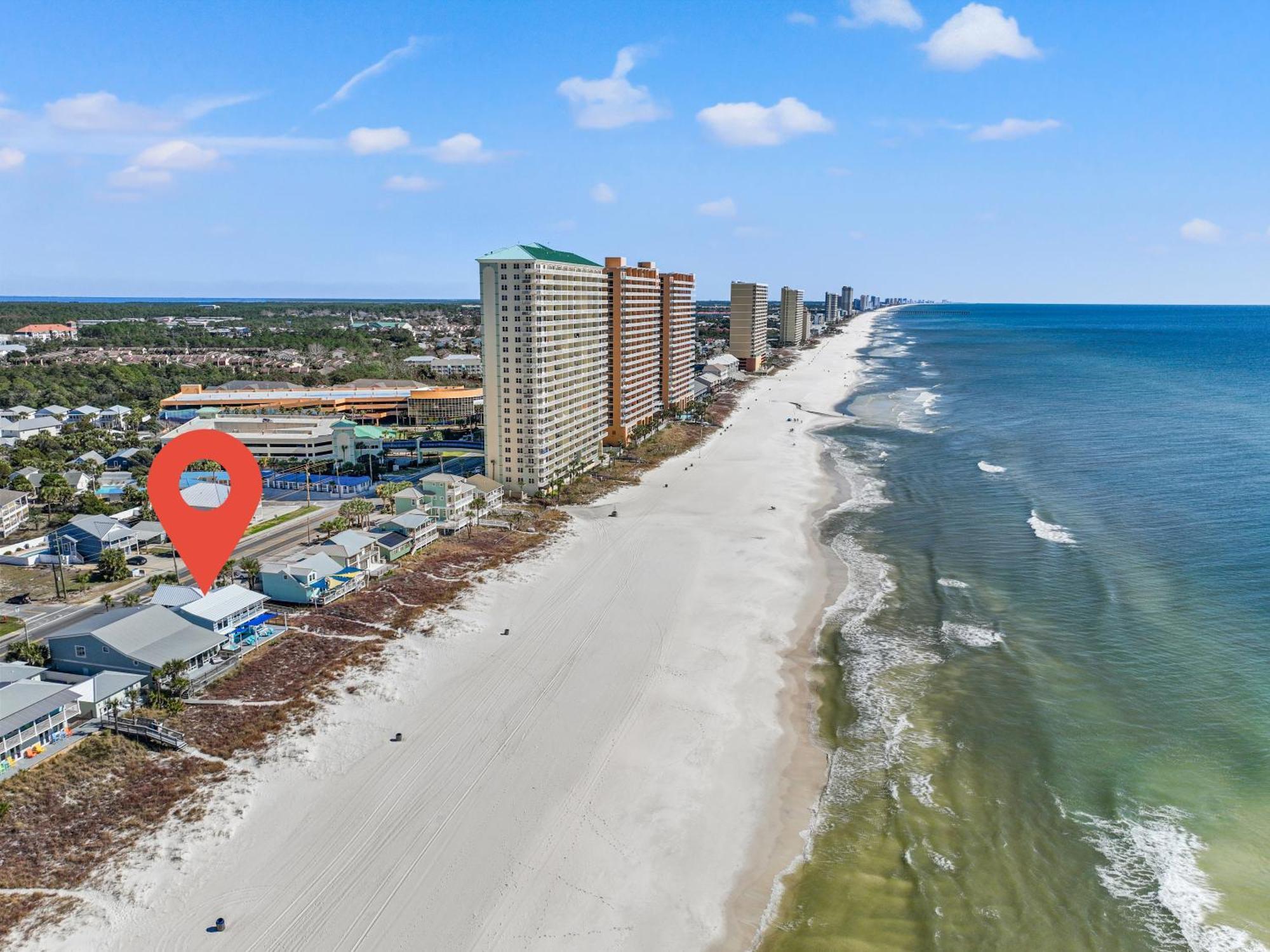 Luxury Gulf Front Property! Directly On The Beach! Sleeps 15! Panama City Beach Eksteriør bilde