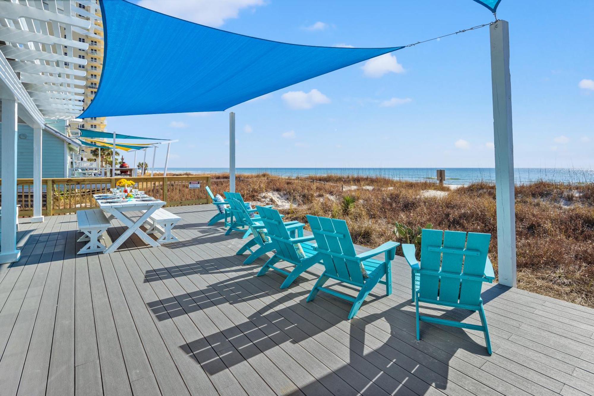 Luxury Gulf Front Property! Directly On The Beach! Sleeps 15! Panama City Beach Eksteriør bilde
