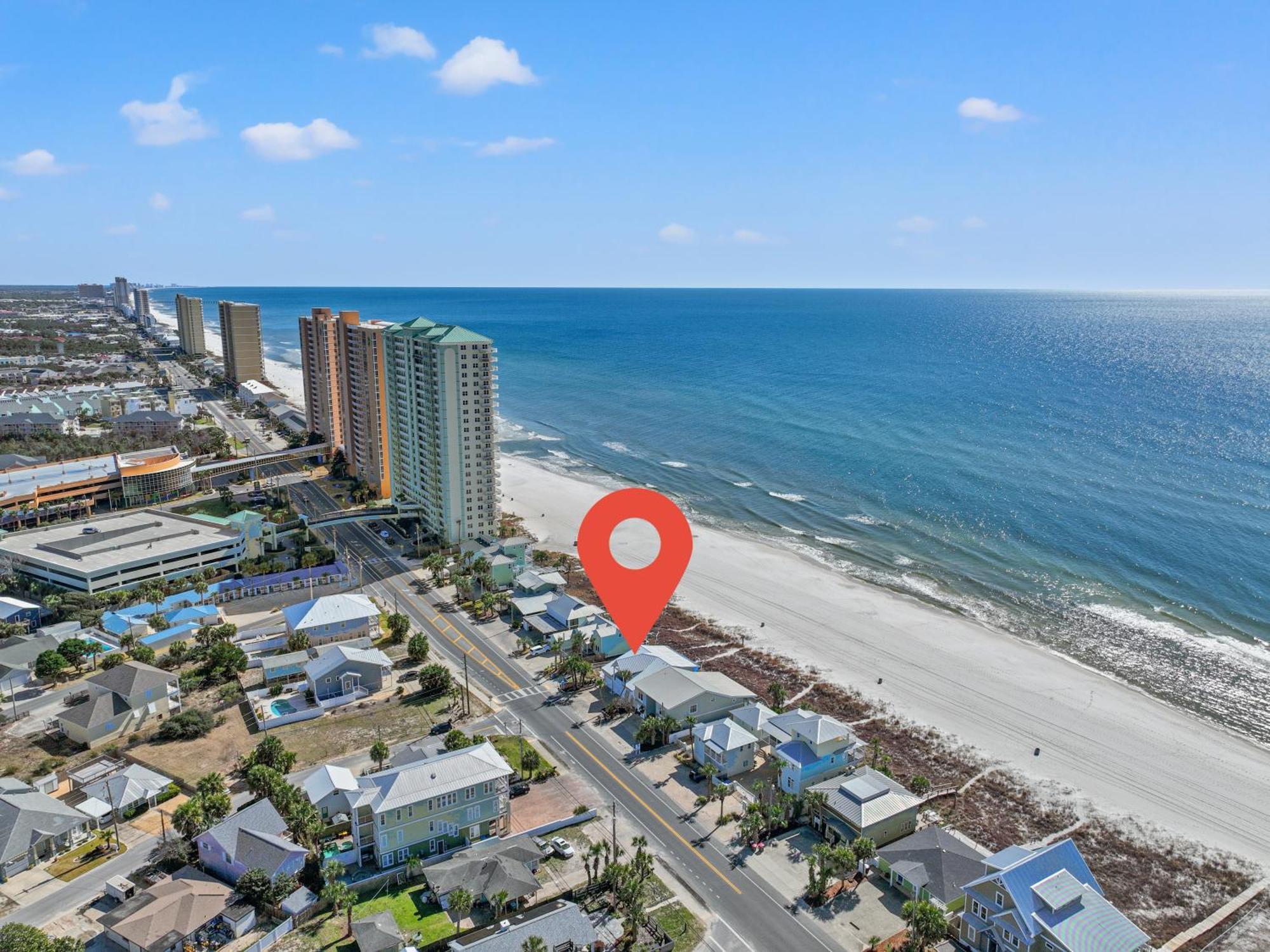 Luxury Gulf Front Property! Directly On The Beach! Sleeps 15! Panama City Beach Eksteriør bilde