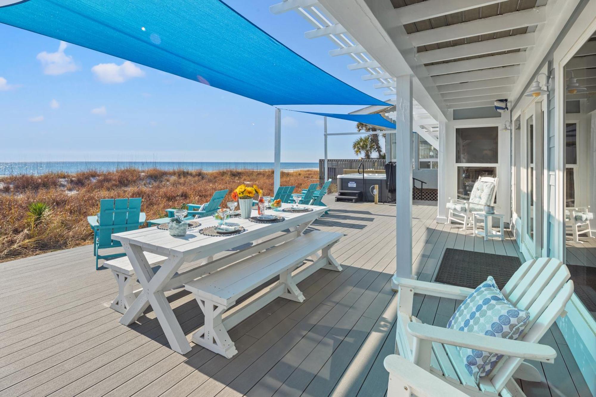 Luxury Gulf Front Property! Directly On The Beach! Sleeps 15! Panama City Beach Eksteriør bilde